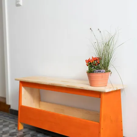 Apartment Bunter Hund - Hund, Parkplatz, Wintergarten