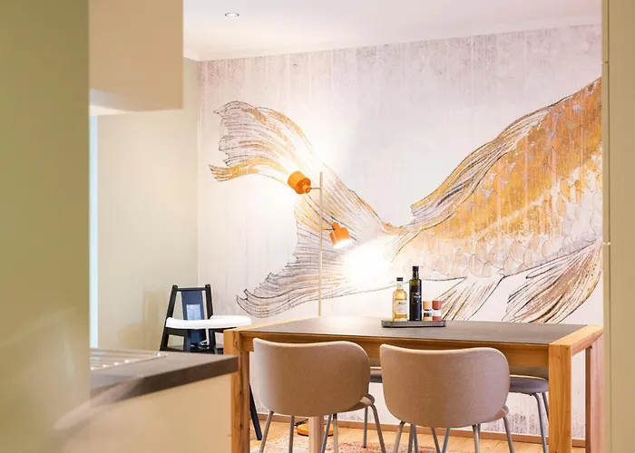 Apartament Bunter Hund - Hund, Parkplatz, Wintergarten Rothenburg ob der Tauber